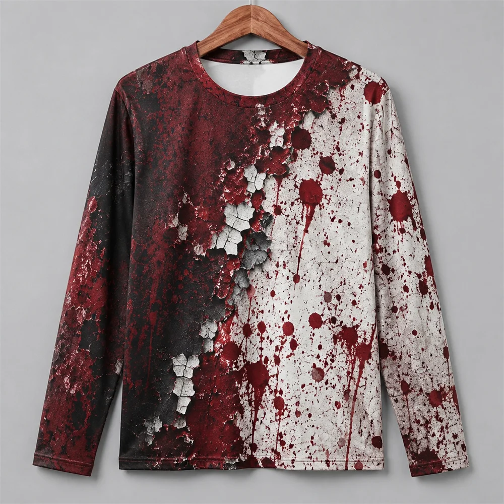 Mens Fashion Summer - Camiseta de manga larga para hombre