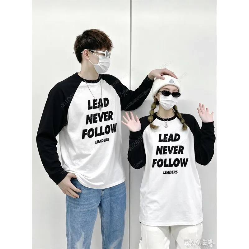 Mens Fashion Clothes - Camiseta Icónica de Manga Larga Casual