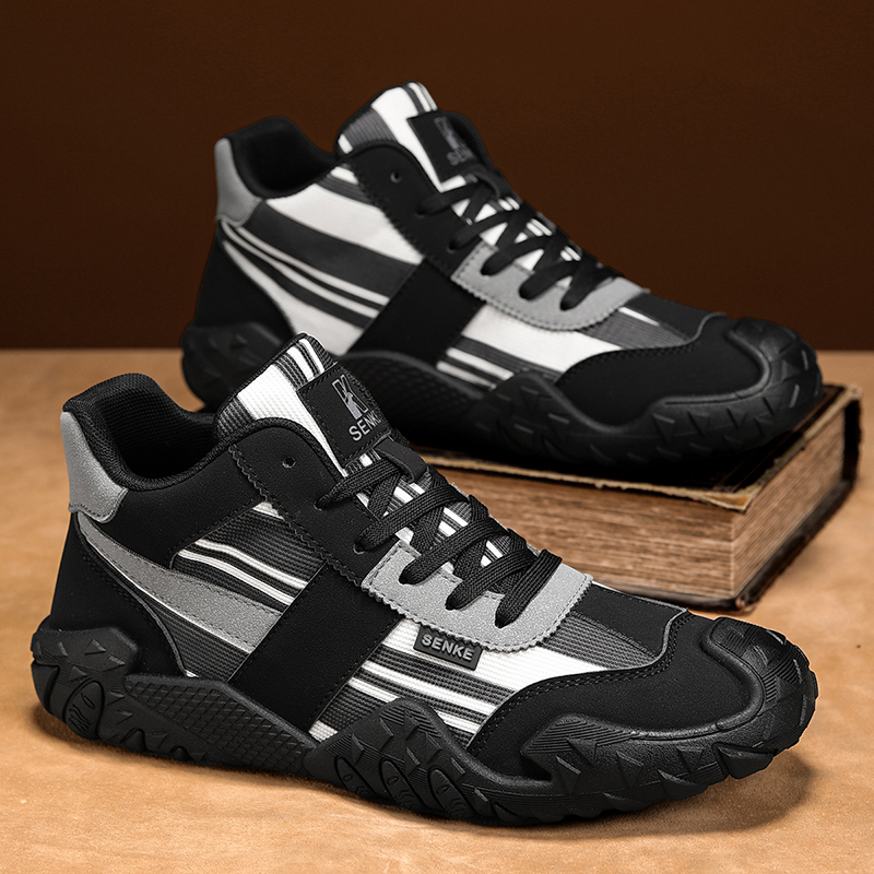 Mens Fashion Trainers - Calzado de malla de caña alta