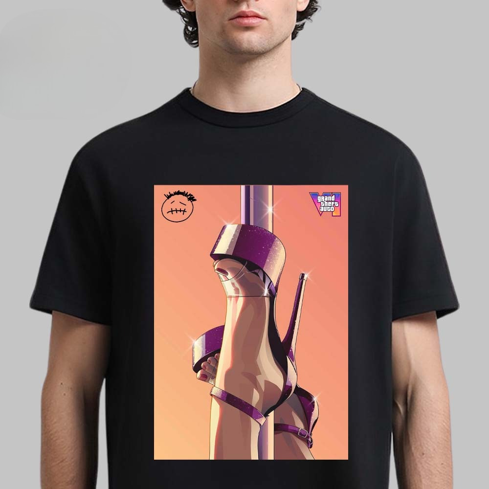 Poster Men Fashion - Camiseta con estampado de póster de