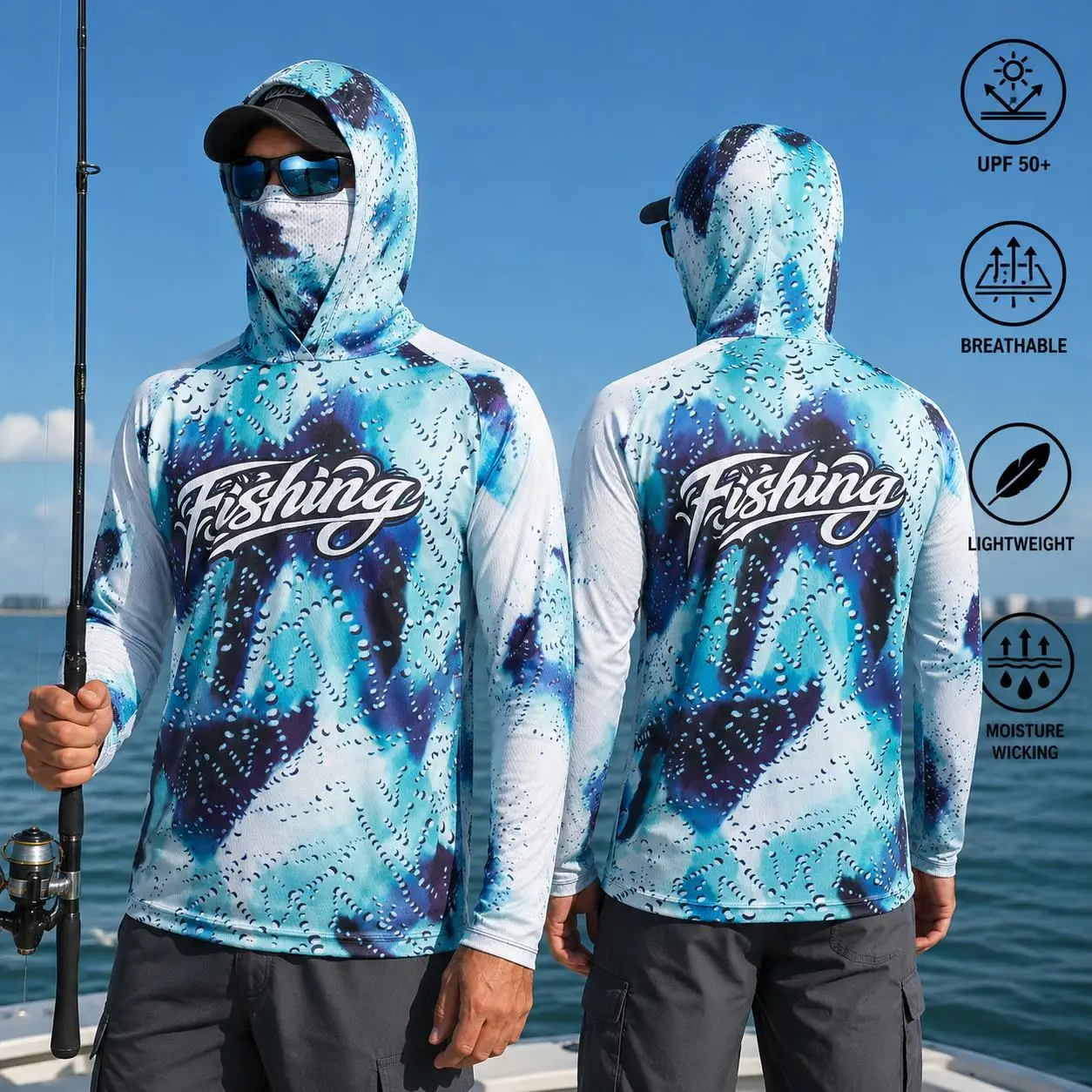Camisa de pesca con capucha pa - Mens Fashion Summer reseña y precio