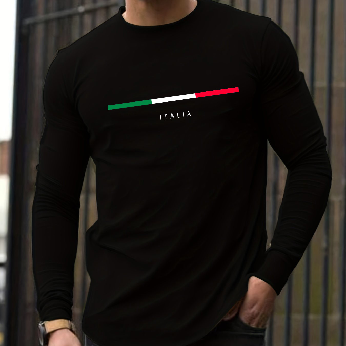 Camiseta de manga larga para h - Men'S Fashion T Shirts reseña y precio