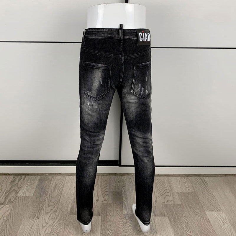 Moda urbana, pantalones vaquer - Men'S Fashion Grey Jeans reseña y precio