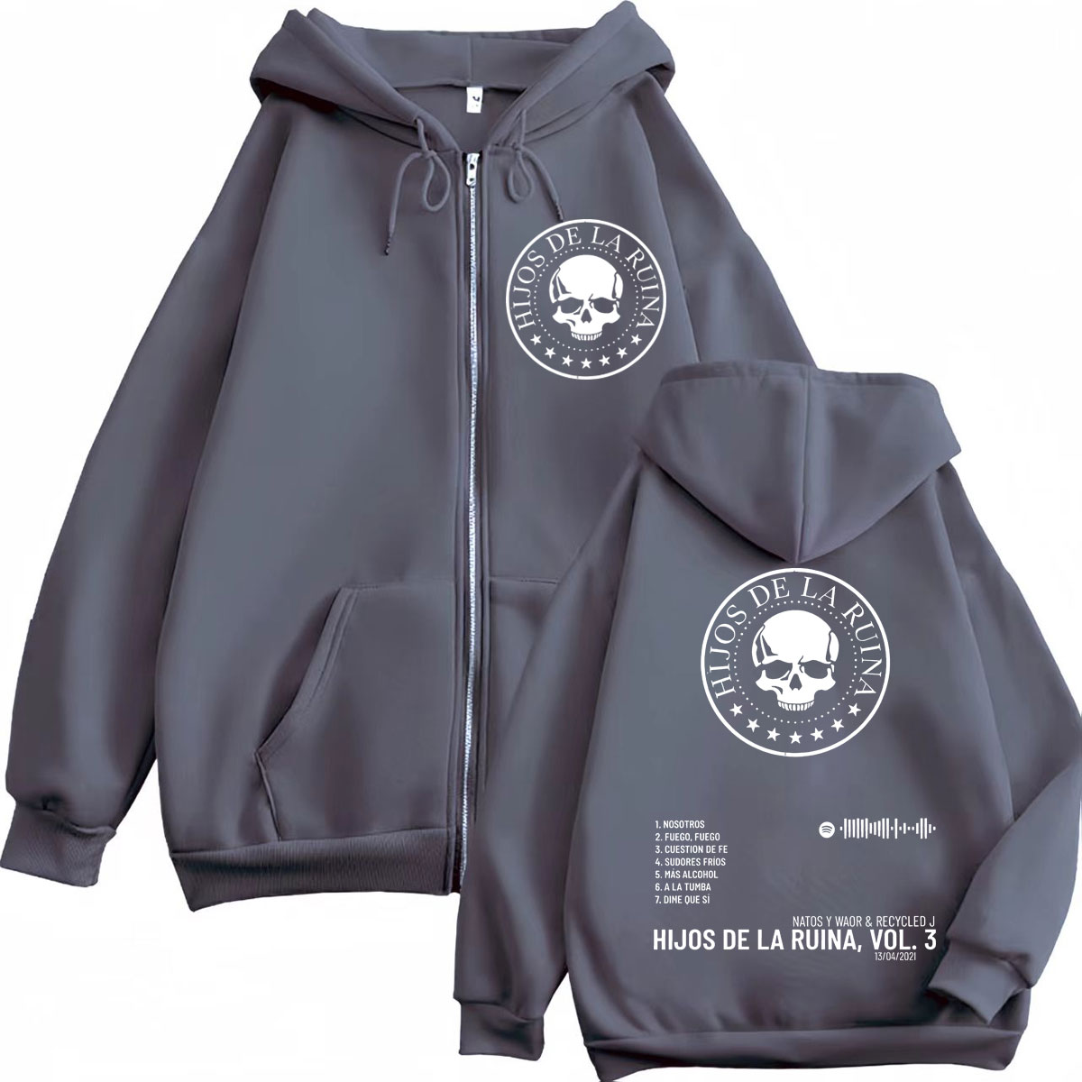 Sudadera con capucha y cremall - Mens Fashion Zip Up Hoodies reseña y precio