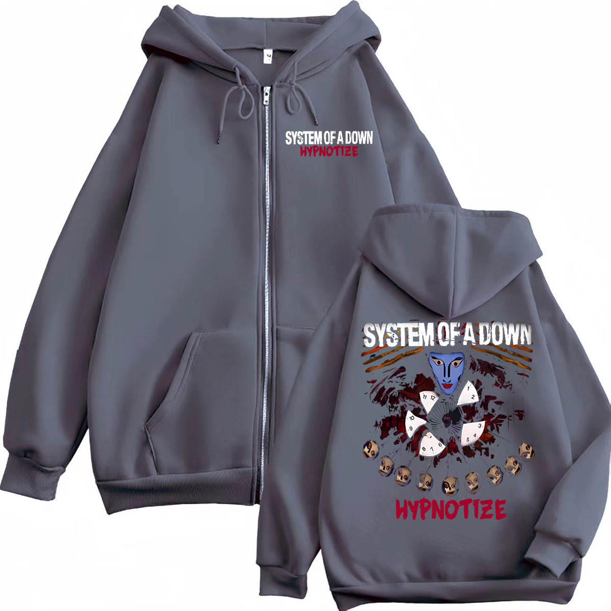 Sudadera con capucha con crema - Mens Fashion Zip Up Hoodies reseña y precio