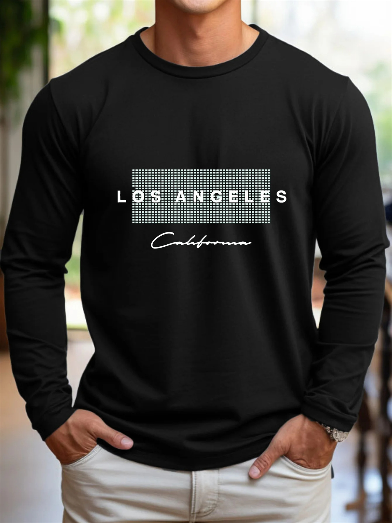 Camiseta de manga larga para h - Mens Fashion Summer reseña y precio