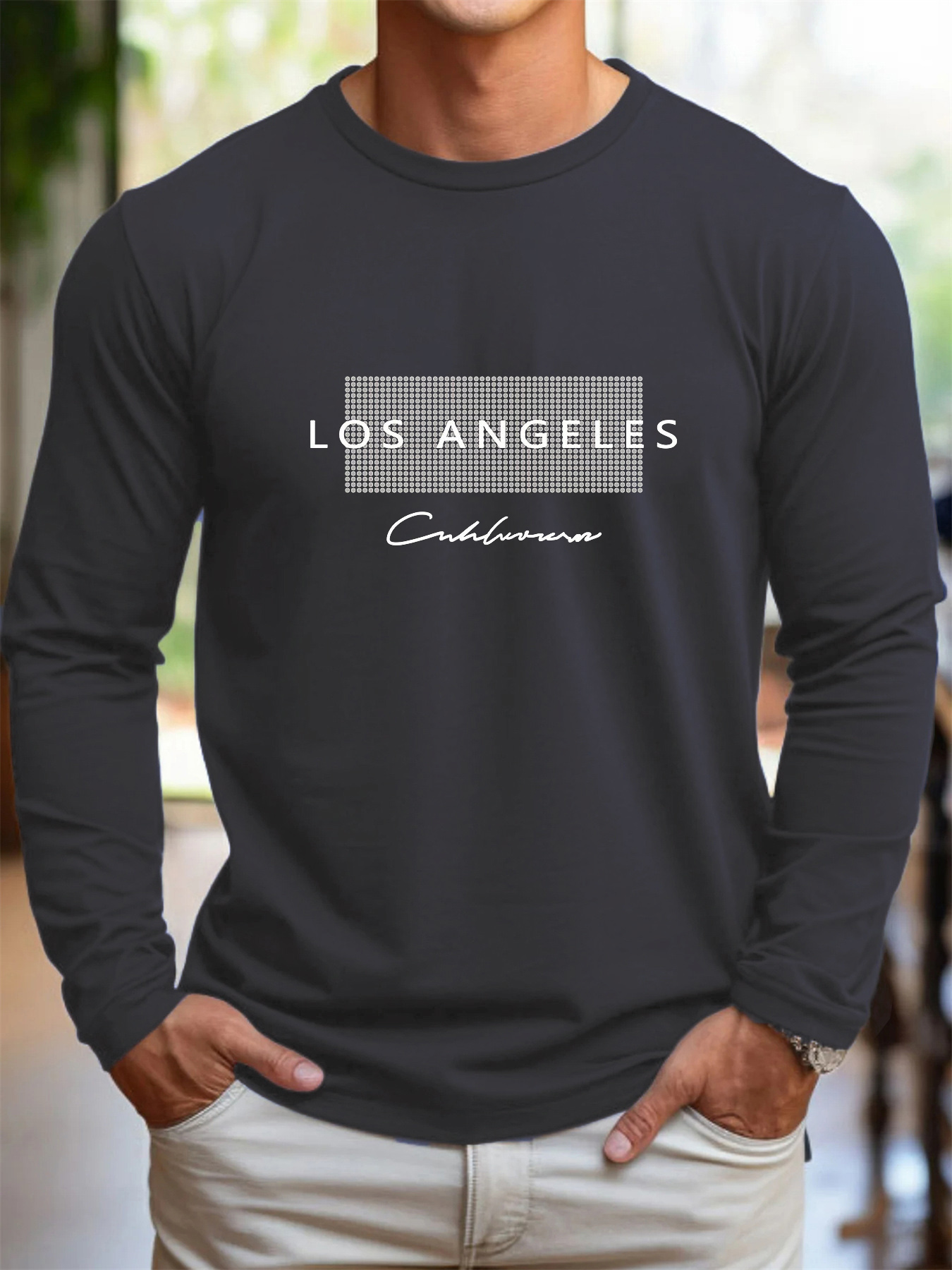Camiseta de manga larga para h - Mens Fashion Summer reseña y precio