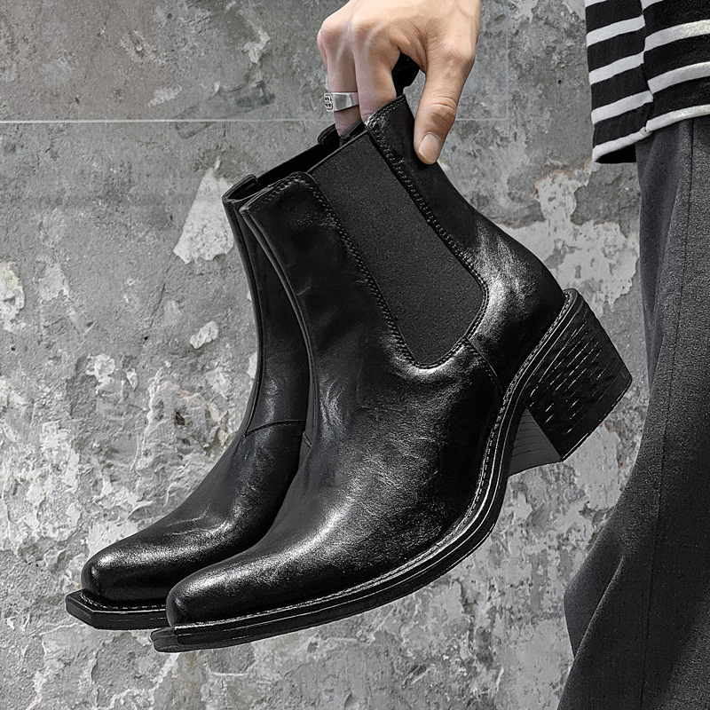 Botas chelsea altas punk rock  - Men'S Fashion News reseña y precio