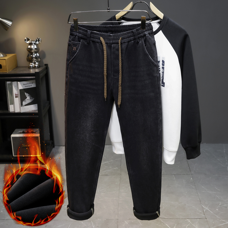 Pantalones de invierno para ho - Men'S Fashion Grey Jeans reseña y precio